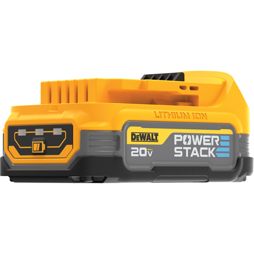 Max* Powerstack Compact Battery Kit, Lithium-Ion, 20 V, 1.7 A Cam Industrial
