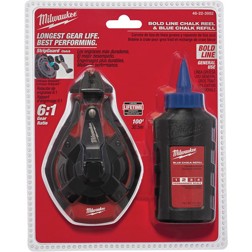 Trousse de cordeau &agrave; craie &agrave; ligne grasse Cam Industrial