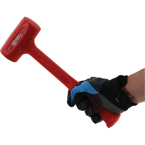 One-Piece Dead Blow Hammer, 2.8 lbs., Smooth Grip, 14-2/5" L Cam Industrial