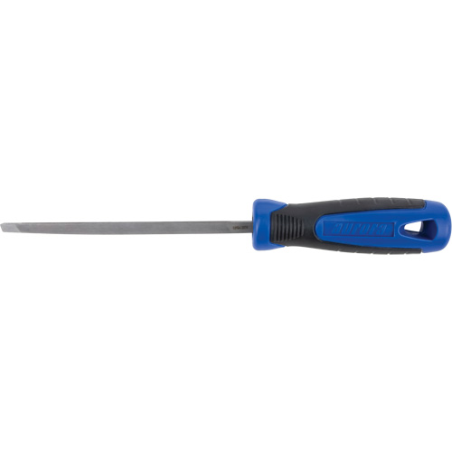 Slim Taper File With Handle, Triangle, 6", Single Cam Industrial