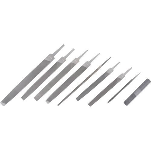 Jeu de limes, 9 pi&egrave;ces Cam Industrial