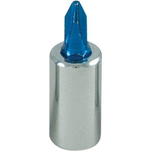 Douille tournevis &agrave; embout bleu, Phillips, #2, Prise 1/4" Cam Industrial