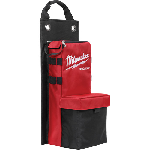 Utility Crimper & Cutter Bag, Nylon, 2 Pockets, Black/Red Cam Industrial