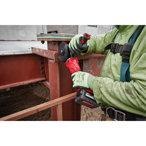 M18 Fuel Flathead Braking Grinder with Lock-On Slide Switch, 18 V, 5" Chuck, Lithium-Ion Cam Industrial