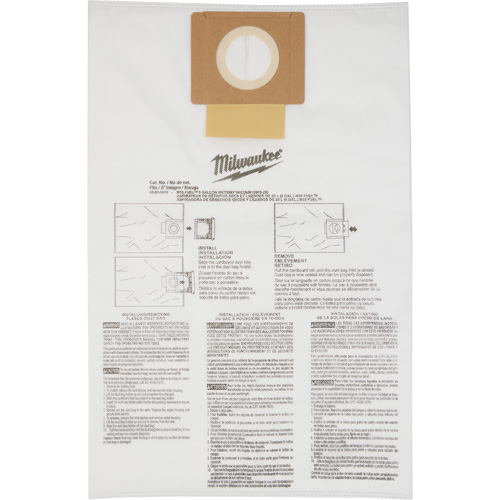 Sacs &agrave; poussi&egrave;re molletonn&eacute;s, 6 gal. US Cam Industrial