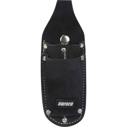 Utility Pouch, Knife Holder, Leather, 3 Pockets Cam Industrial