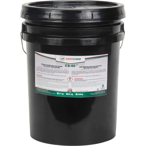 Aerochem CS-40 Low-Temperature Multi-Purpose Grease, 17 kg, Pail Cam Industrial