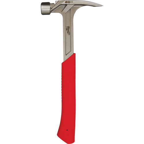 Rip Claw Hammer, 20 oz., Cushion Handle, 14" L Cam Industrial