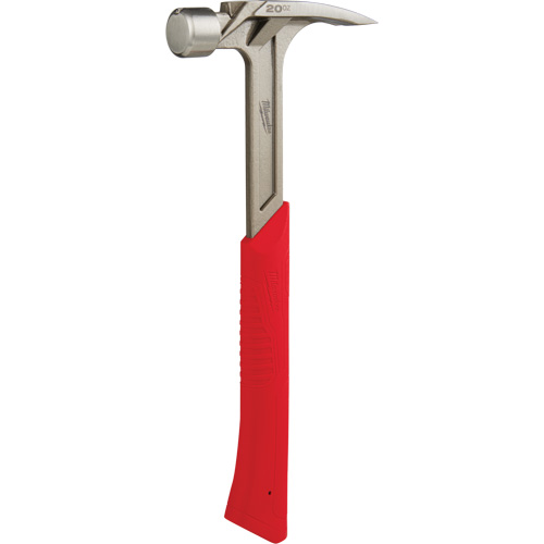 Rip Claw Hammer, 20 oz., Cushion Handle, 14" L Cam Industrial