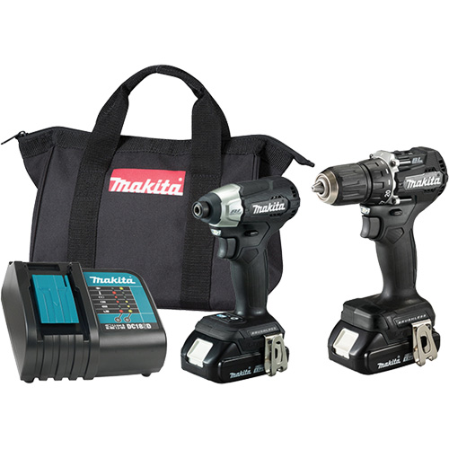Ensemble deux outils sous compacts combin&eacute;s LXT BL, Lithium-ion, 18 V Cam Industrial