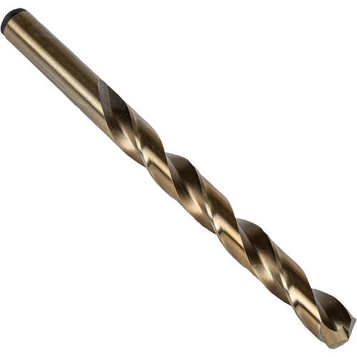 Jobber Drill Bit, Cobalt, 13/32", 5-1/4" L, 3-7/8" Flute, 135° Point Angle Cam Industrial