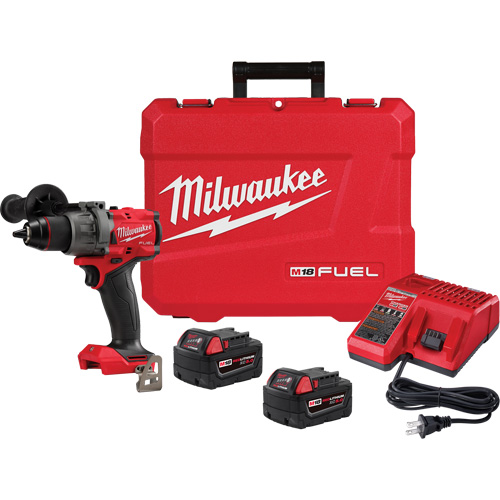 Ensemble perceuse/visseuse M18 FUEL, Lithium-ion, 18 V, Mandrin 1/2", Couple 1400 lp-po Cam Industrial