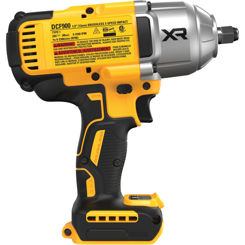 XR&reg; High Torque Impact Wrench with Hog Ring Anvil (Tool Only), 20 V, 1/2" Socket Cam Industrial