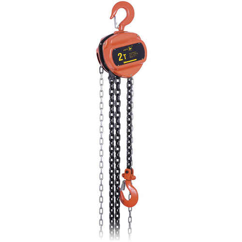 VCH Series Chain Hoist, 10' Lift, 4400 lbs. (2 tons) Capacity, Heat-Treated Alloy Steel Chain Cam Industrial