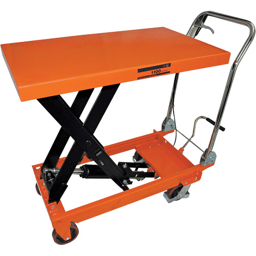 SLC-1100 SLC Series Hydraulic Scissor Lift Cart, 39" L x 21" W, 1100 lbs. Cap. Cam Industrial