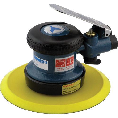 DA63NV Heavy-Duty Dual-Action Non-Vac Random Orbital Sander, 6" Dia., 1/4" NPT Inlet, 10000 RPM Cam Industrial