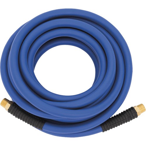 AH3825HY Hybrid Hose, Air, Polymer, 3/8" dia. x 25', 300 psi, 1/4 NPT Cam Industrial