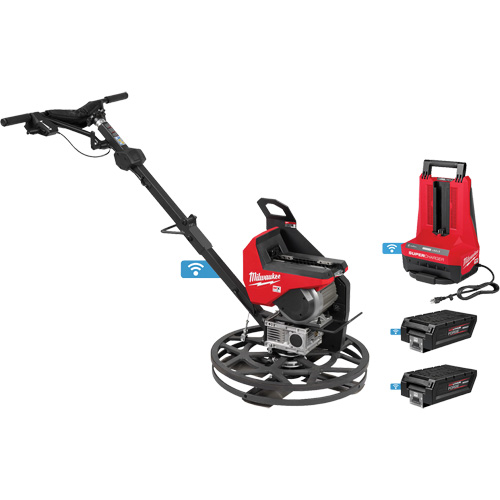 Kit de truelle &agrave; bordures &agrave; conducteur marchant 24" MX Fuel Cam Industrial