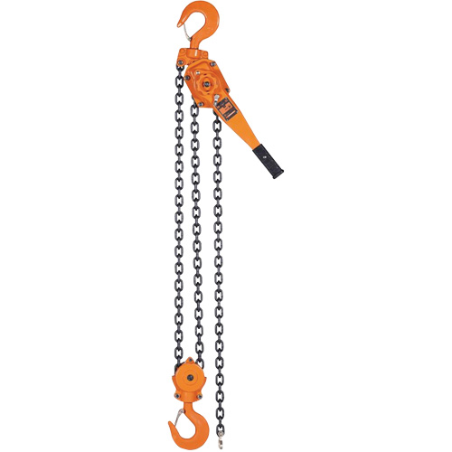 KLP-600L-5 KLP Series Lever Chain Hoists, 5' Lift, 12000 lbs. (6 tons) Capacity, Steel Chain Cam Industrial