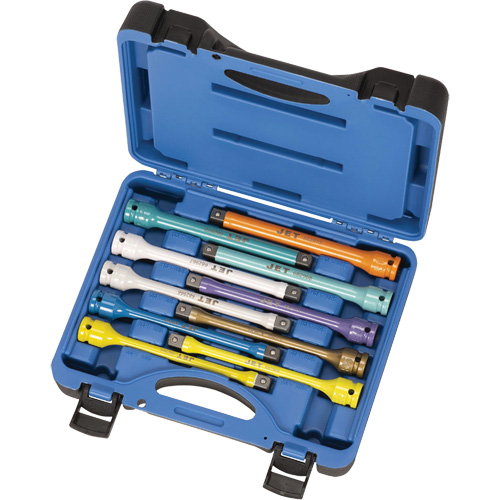 JTLE-10S Torque Limiting Extension Sets, 1/2"/80 ft-lbs. Drive, 65 ft-lbs./100 ft-lbs./120 ft-lbs./140 ft-lbs./75 ft-lbs./90 ft-lbs./110 ft-lbs./150 ft-lbs./160 ft-lbs. Torque, Multiple Cam Industrial