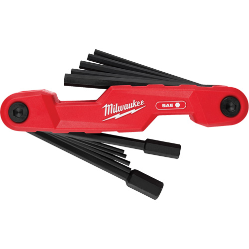 Electrician's SAE Folding Hex Key Set, 11 Pcs., Imperial Cam Industrial