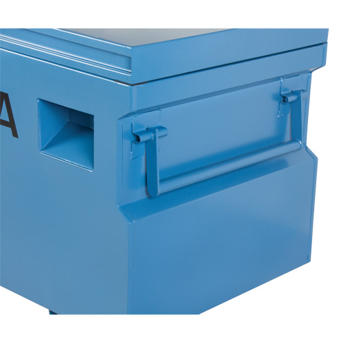 Jobsite Tool Box, 60" x 24" x 27-1/2", Steel, Blue Cam Industrial