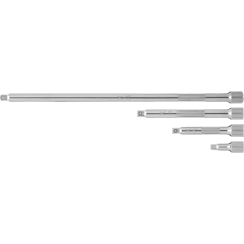 Jeu de rallonges prise, Prise de 1/4", Fini Chrome, 4 Mcx Cam Industrial