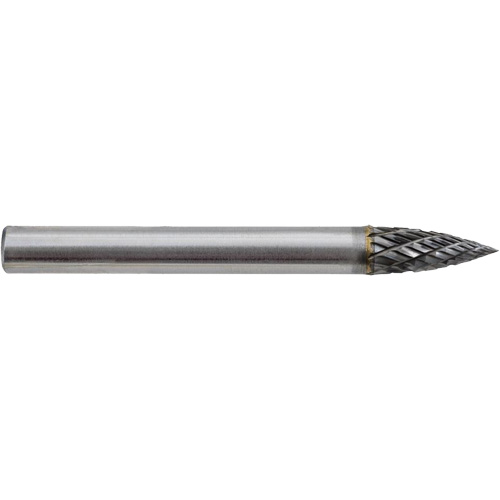 G1-DC JET-KUT&reg; Tree Shape Bur (Pointed End), 1/4" Dia. Cam Industrial