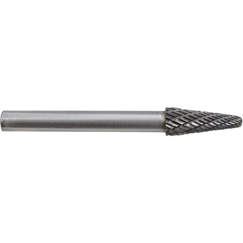 L2-DC JET-KUT Taper Shape Bur 9 (Radius End), 5/16" Dia. Cam Industrial