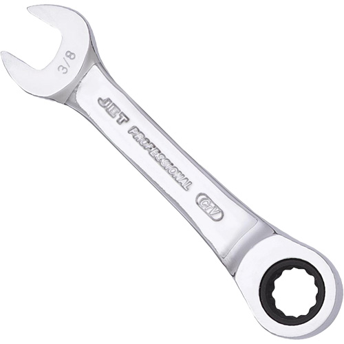 SAE Ratcheting Stubby Combination Wrench Cam Industrial