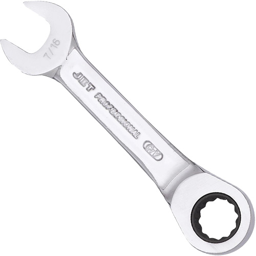 SAE Ratcheting Stubby Combination Wrench Cam Industrial