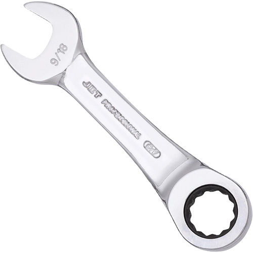 SAE Ratcheting Stubby Combination Wrench Cam Industrial