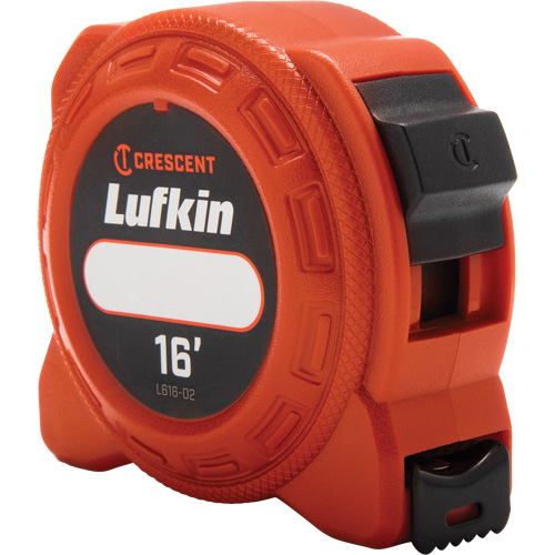 L600 Series Power Tape Measure, 3/4" x 16', Imperial Graduations Cam Industrial