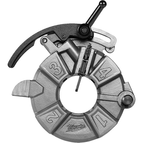 BSPT Pipe Threading Die Head with Micro-Adjust Cam Industrial