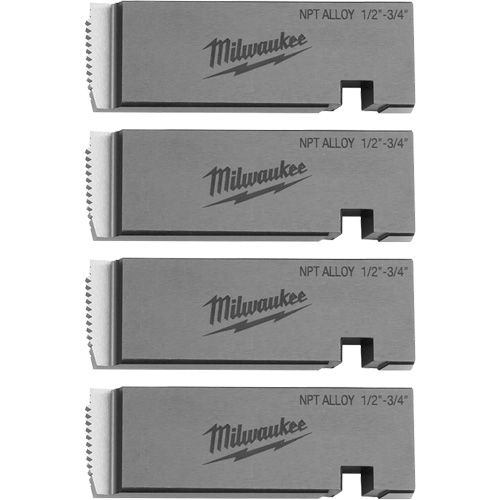 Fili&egrave;res de filetage pour tuyaux universel NPT, Pour tuyau de 1/2"-3/4", Alliage Cam Industrial