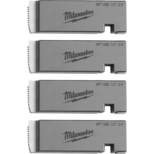 Fili&egrave;res de filetage pour tuyaux universel NPT, Pour tuyau de 1/2"-3/4", Haute vitesse pour acier inoxydable Cam Industrial