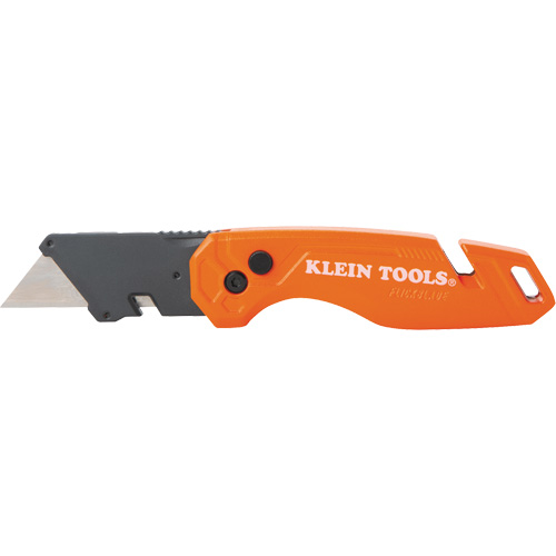 Folding Utility Knife With Blade Storage, 1" Blade, Steel Blade, Metal Handle Cam Industrial