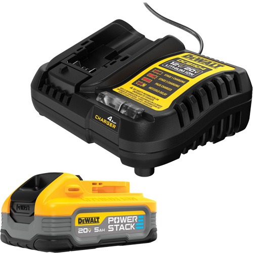 POWERSTACK Battery Kit, Lithium-Ion, 20 V, 5 Ah Cam Industrial