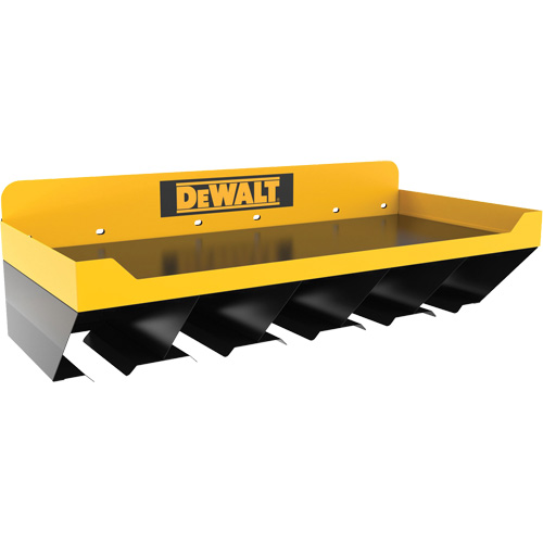 Power Tool Storage Shelf Combo, Steel, Black/Yellow Cam Industrial
