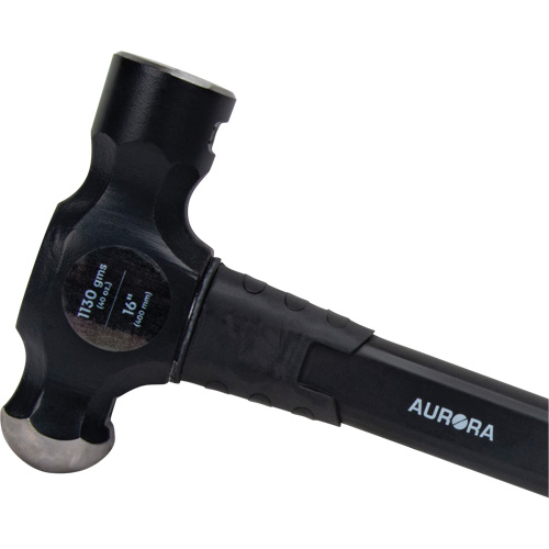 Marteau &agrave; panne ronde, Poids de la t&ecirc;te 40 oz, Face Ordinaire, Prise Fibre de verre Cam Industrial