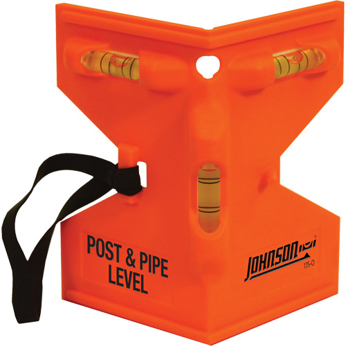 Poteau orange et niveau de tuyau Cam Industrial