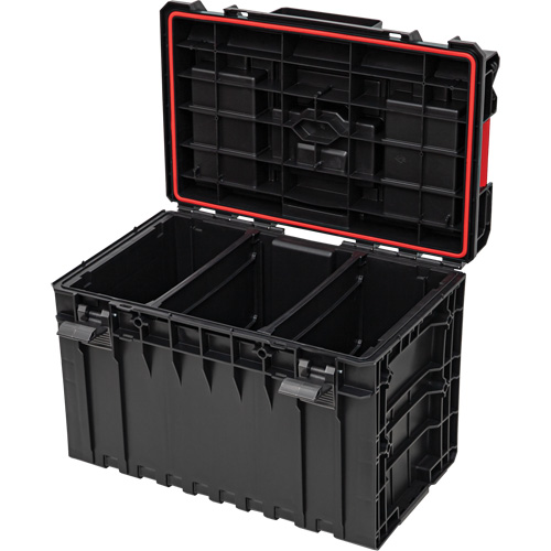 Arx Large Toolbox, 23" x 15-1/5" x 16-1/2", Black Cam Industrial