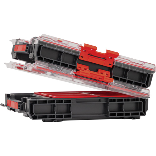 Organisateur moyen avec bacs Arx, 10-3/10" x 14-3/10" x 3", Noir Cam Industrial