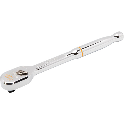 120XP Full Polish Chrome Teardrop Ratchet, 3/8" Drive, Ergonomic Handle Cam Industrial