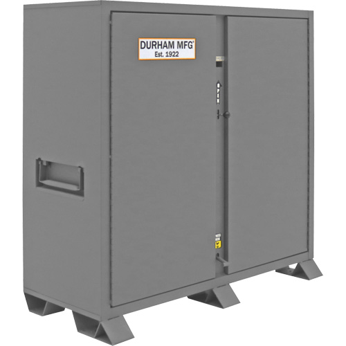 Jobsite Storage Cabinet, Steel, 47.5 Cubic Feet, Grey Cam Industrial