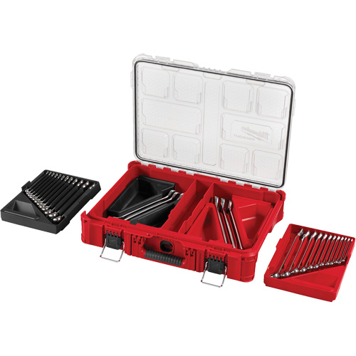 Wrench Set with PackOut Organizer, Combination, 30 Pieces, Imperial and Metric Cam Industrial