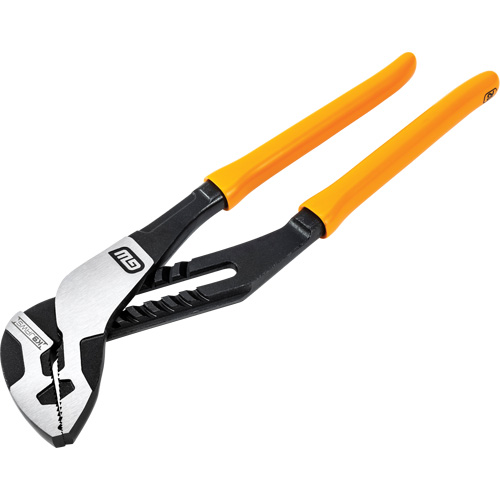 PITBULL K9 Straight Jaw Dipped Handle Tongue & Groove Pliers, 12" Cam Industrial