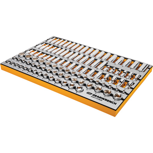 MEGAMOD Master Mechanics Tool Set in Premium Modular Foam Trays with Tool Storage, 1024 Pieces Cam Industrial