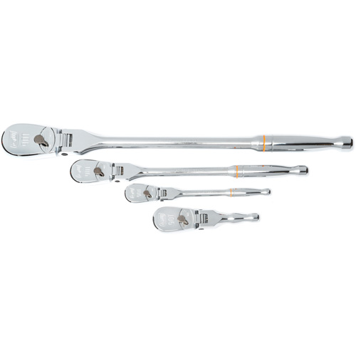90 Tooth Flex Head Teardrop Ratchet Set Cam Industrial