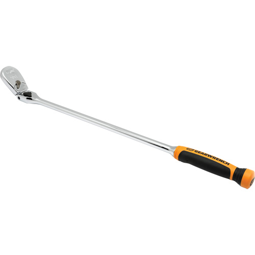 90-Tooth Dual Material Locking Flex Head Teardrop Ratchet Cam Industrial